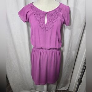 Max Studio Specialty Products Women's Pullover Style Dress Sz Small Purple